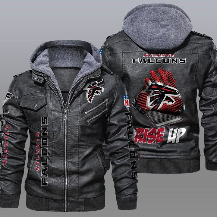 Atlanta Falcons Leather Jacket 02
