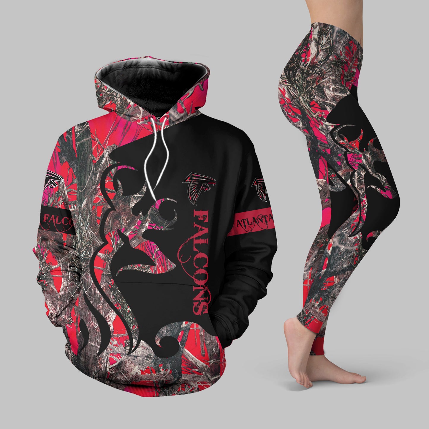 Atlanta Falcons Leggings And Hoodie BG33