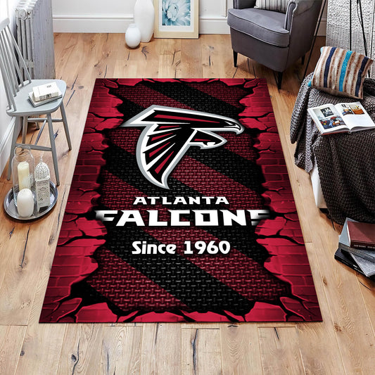 Atlanta Falcons Rectangle Rug BGRERUG123