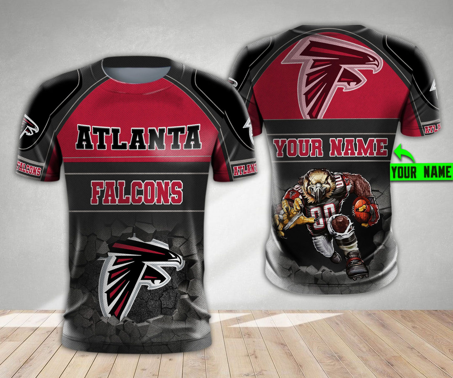 Atlanta Falcons Personalized All Over Printed 582