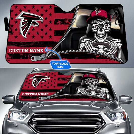 Atlanta Falcons Personalized Auto Sun Shade BG63
