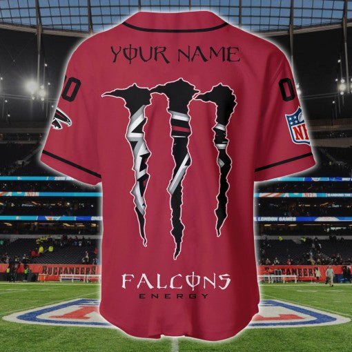 Atlanta Falcons Personalized Baseball Jersey BG197