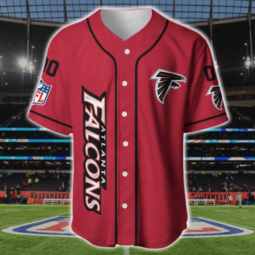 Atlanta Falcons Personalized Baseball Jersey BG197