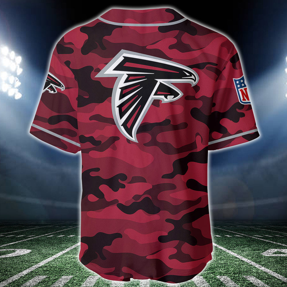 Atlanta Falcons Personalized Baseball Jersey BG219