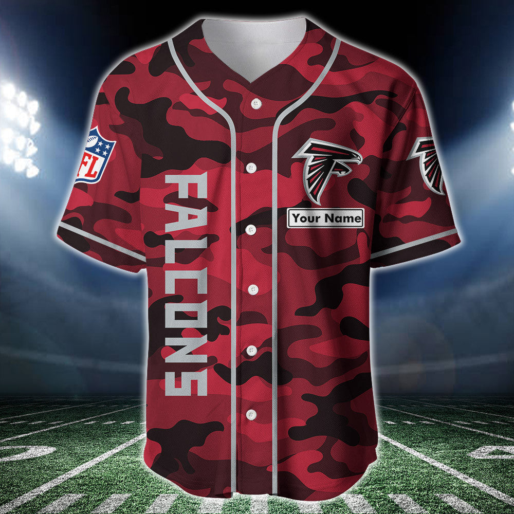 Atlanta Falcons Personalized Baseball Jersey BG219
