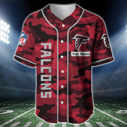 Atlanta Falcons Personalized Baseball Jersey BG219