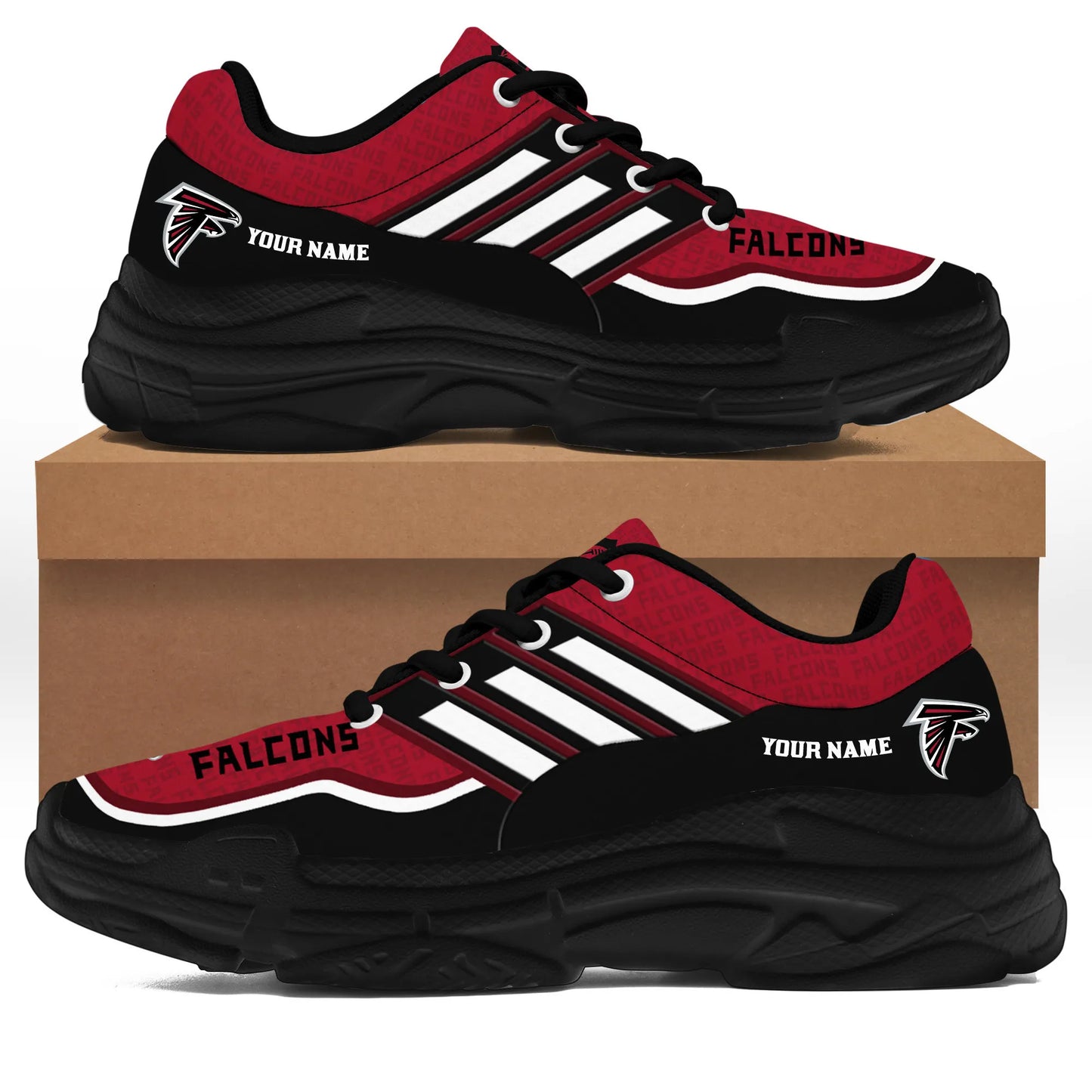 Atlanta Falcons Personalized Chunky Sneakers 31