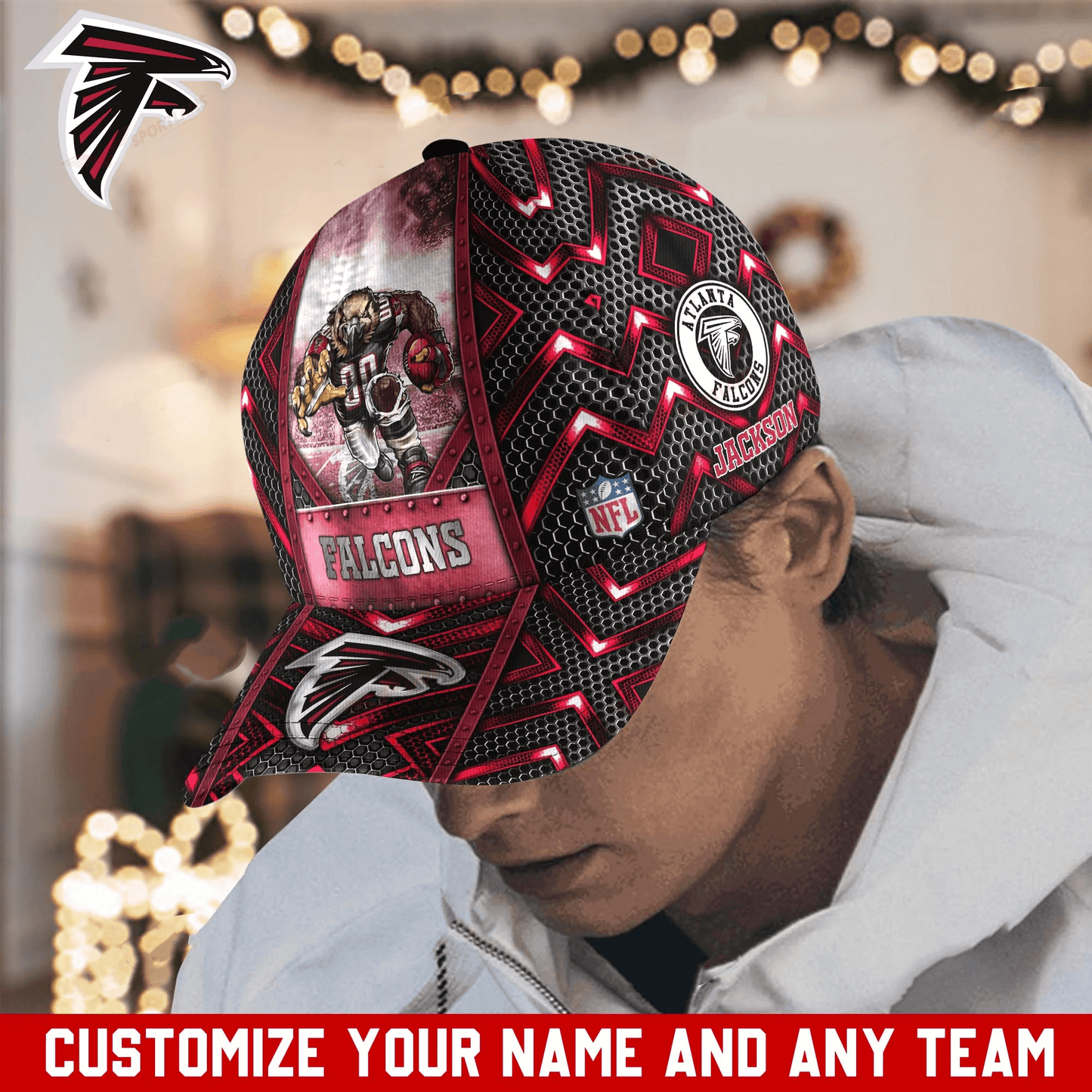 Atlanta Falcons Personalized Classic Cap BB241