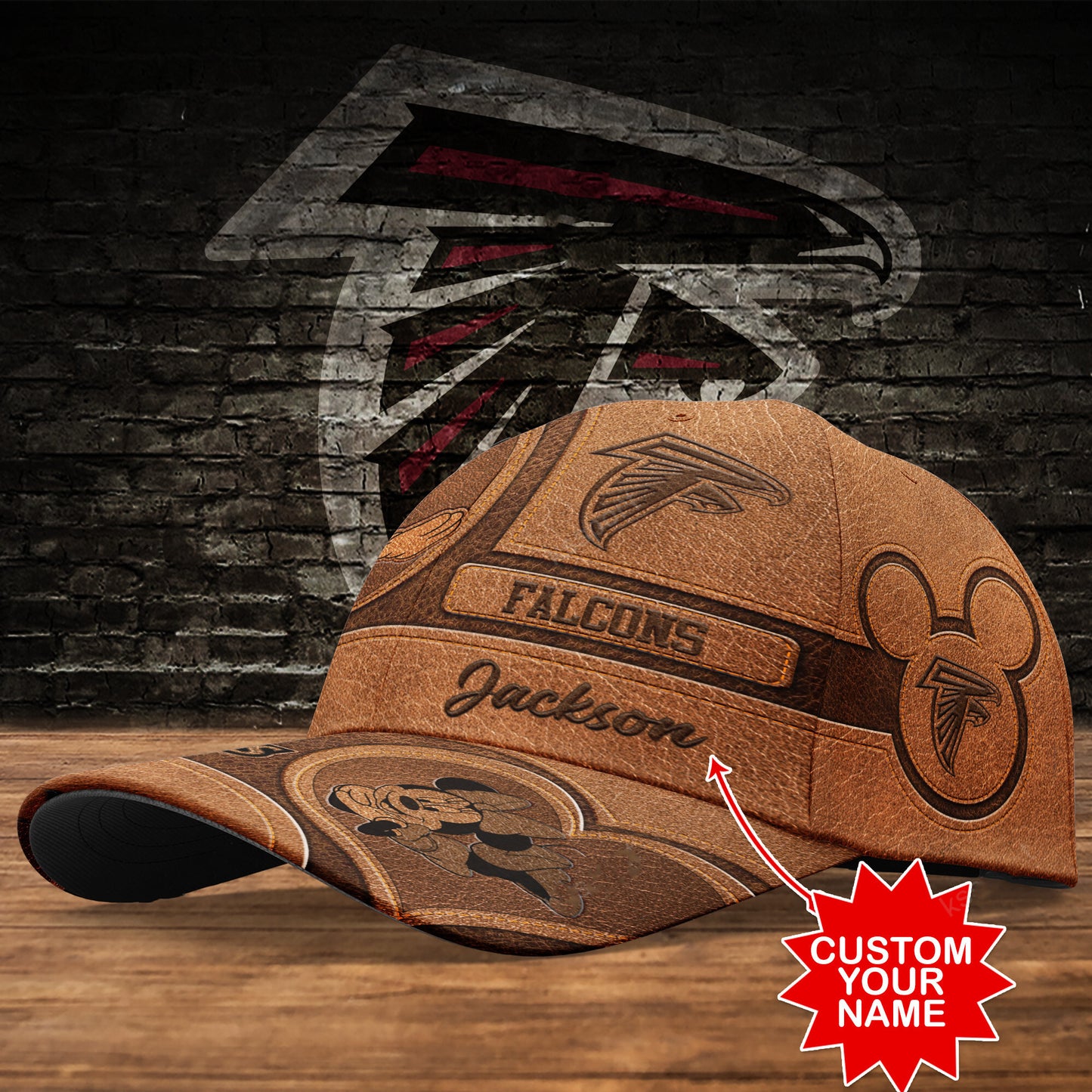 Atlanta Falcons Personalized Classic Cap BB483