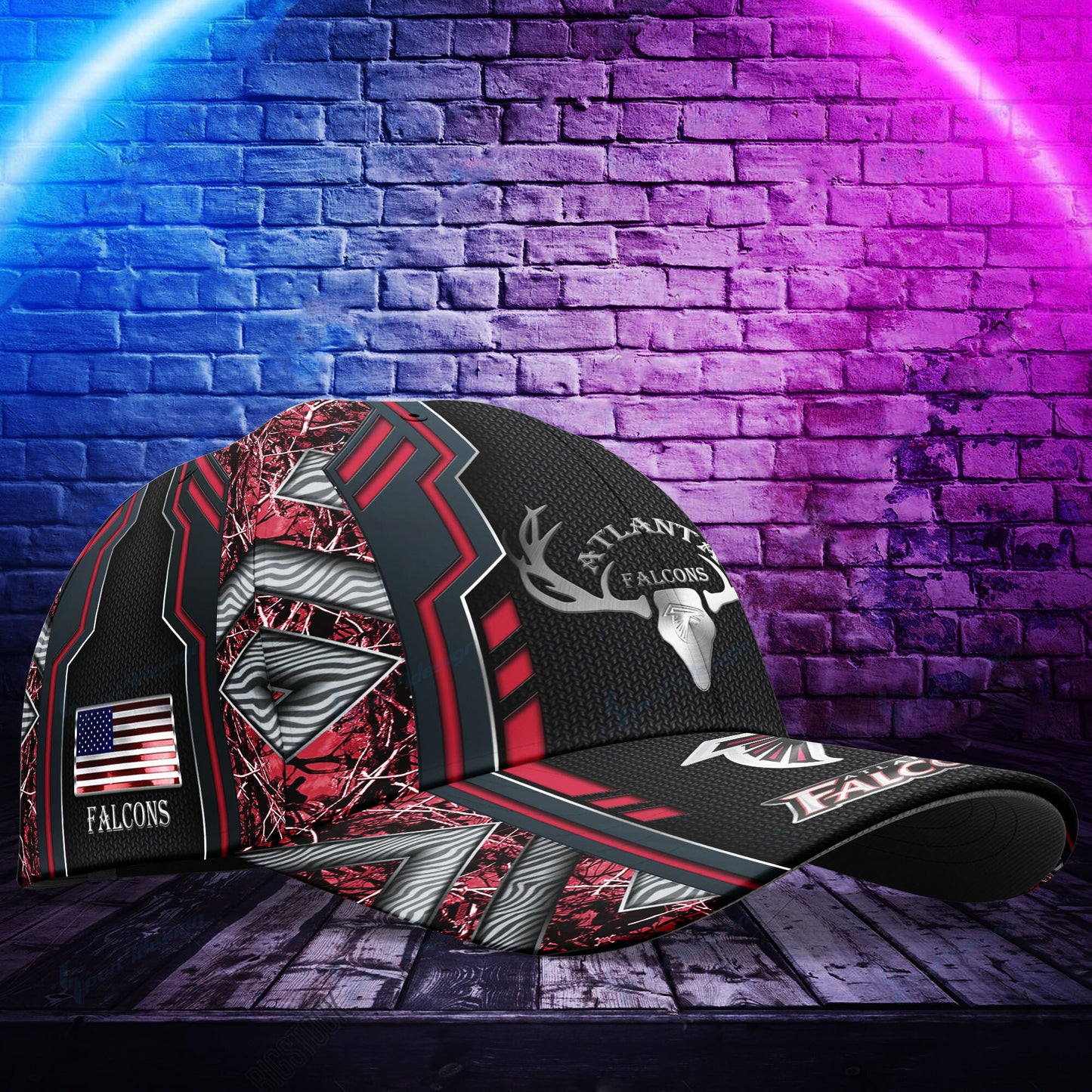 Atlanta Falcons Personalized Classic Cap BG446