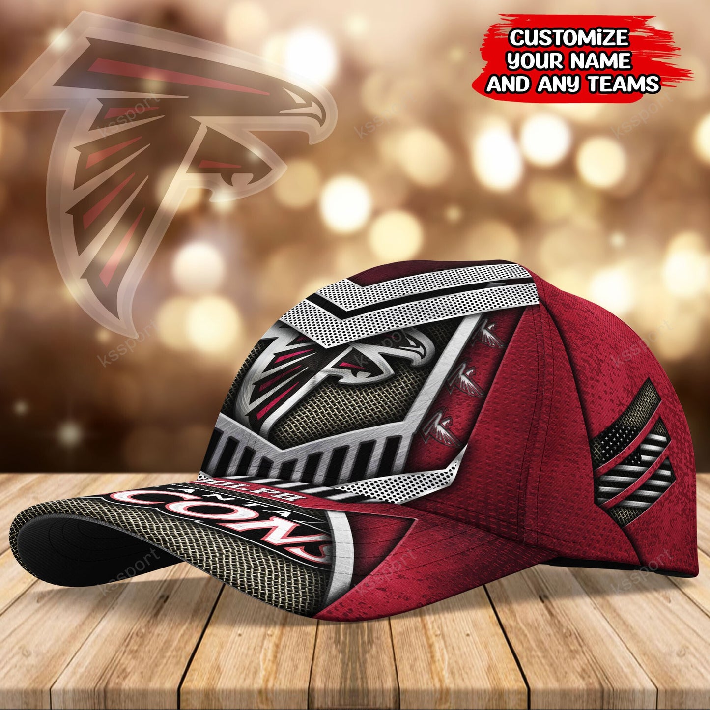 Atlanta Falcons Personalized Classic Cap BG762
