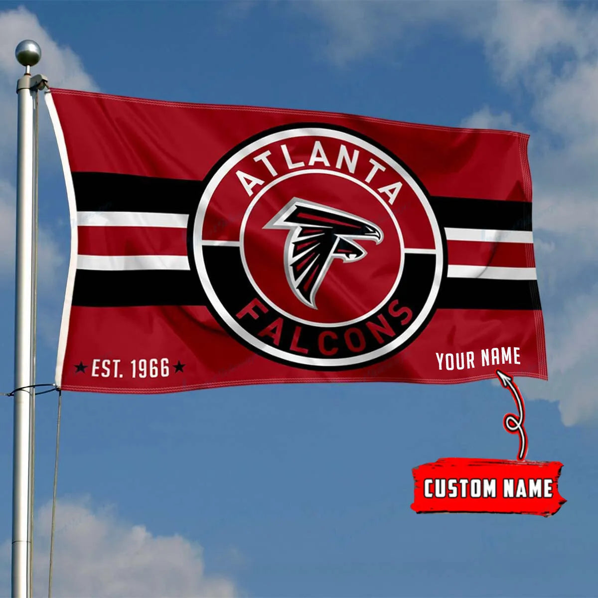 Atlanta Falcons Personalized Flag 168