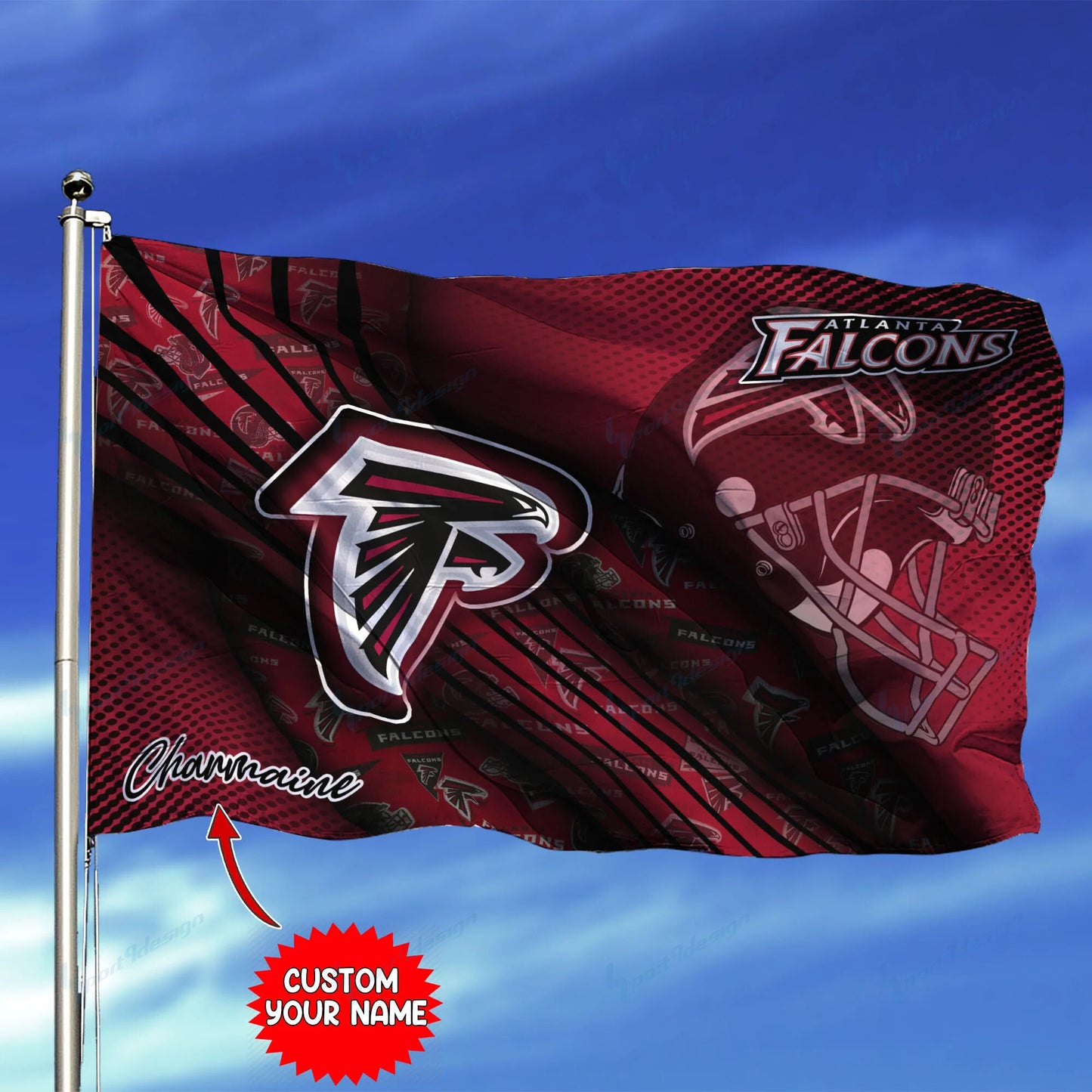Atlanta Falcons Personalized Flag 207