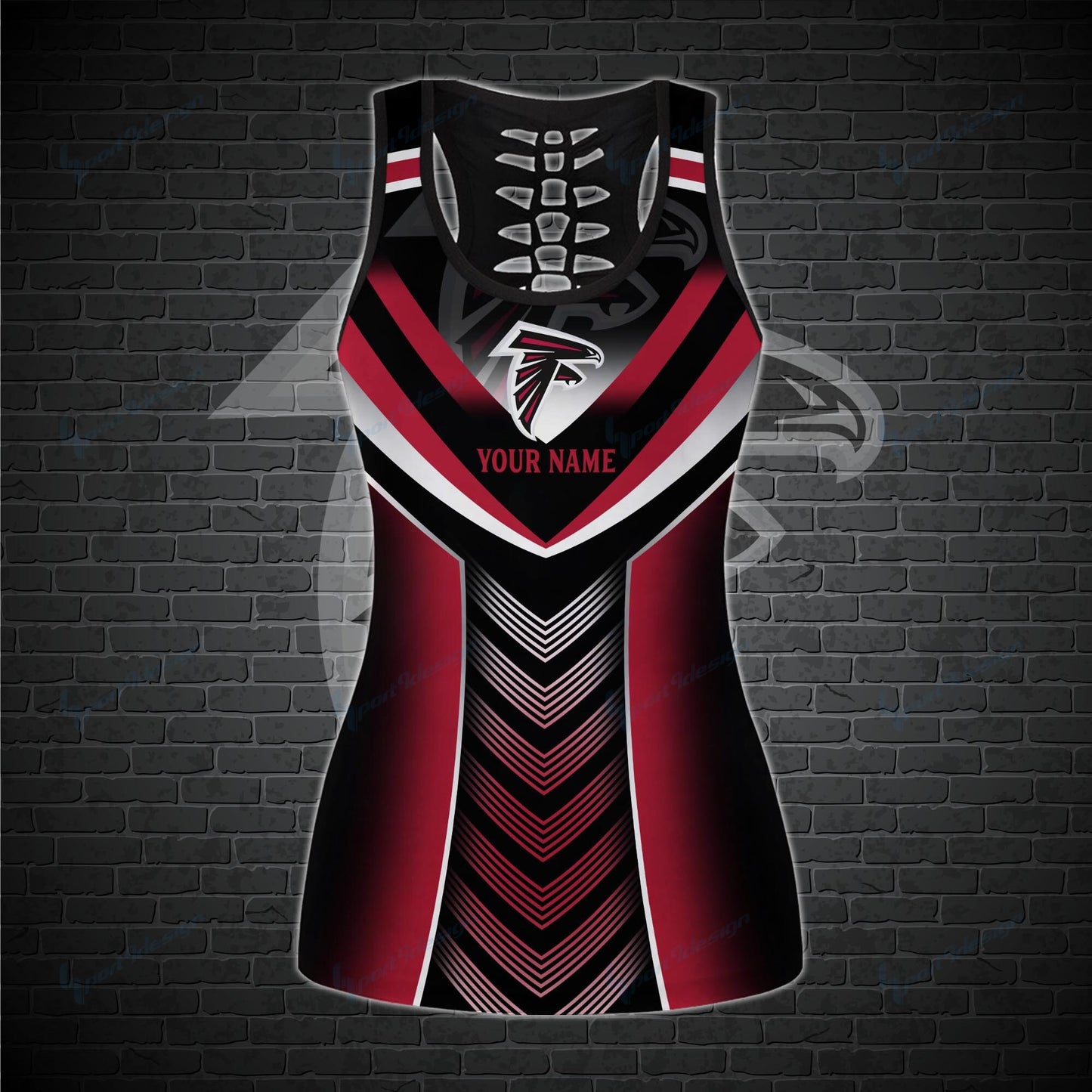 Atlanta Falcons Personalized Leggings And Tank Top BG02