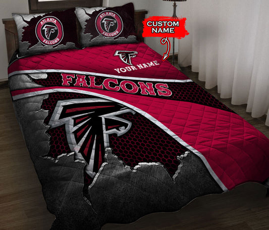 Atlanta Falcons Personalized Quilt Set BG117