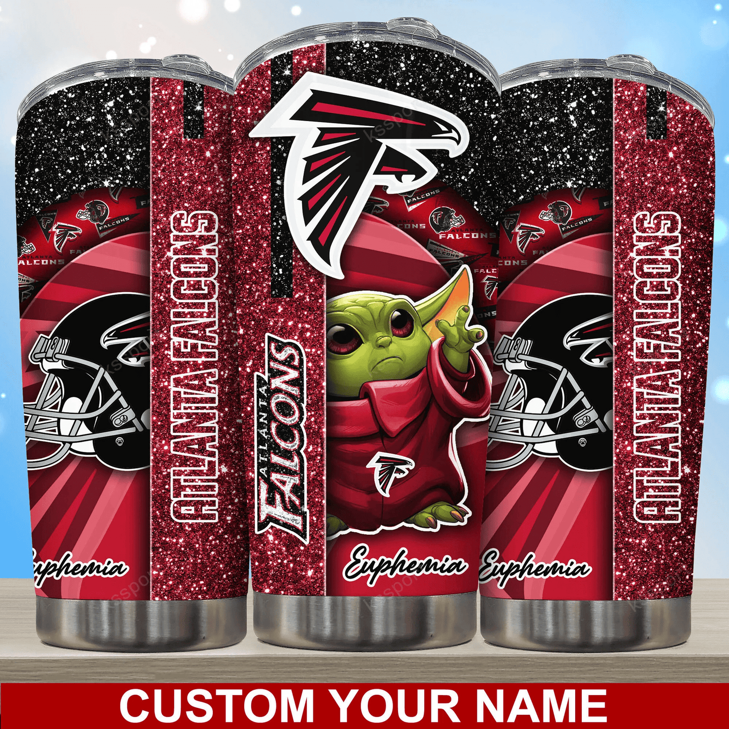 Atlanta Falcons Personalized Tumbler BG153