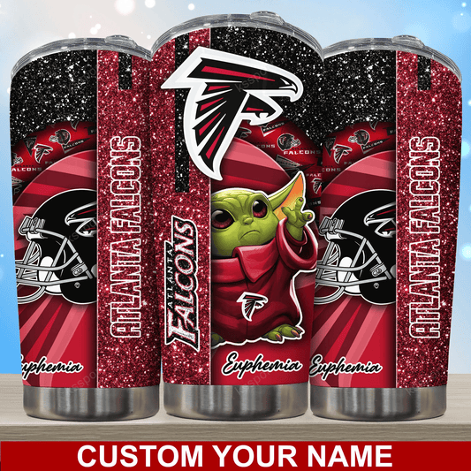 Atlanta Falcons Personalized Tumbler BG153