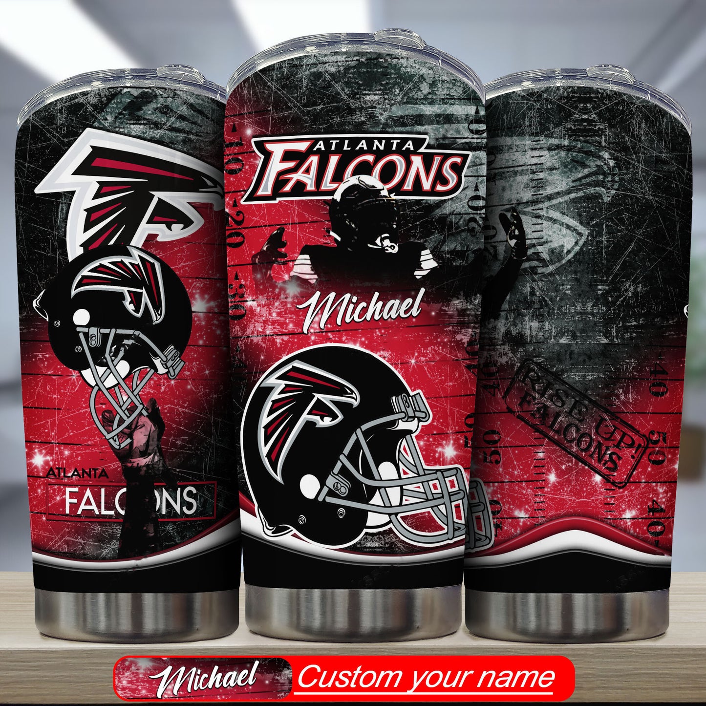 Atlanta Falcons Personalized Tumbler BG311