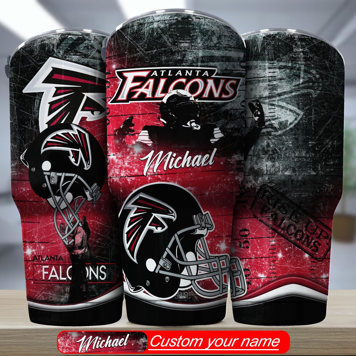Atlanta Falcons Personalized Tumbler BG311