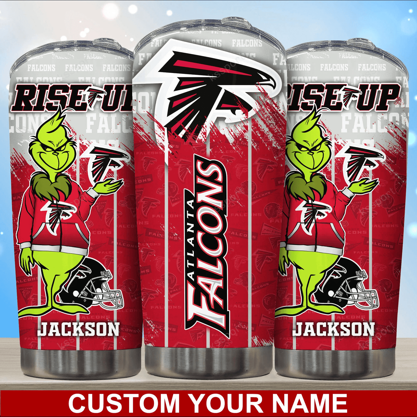Atlanta Falcons Personalized Tumbler BG90