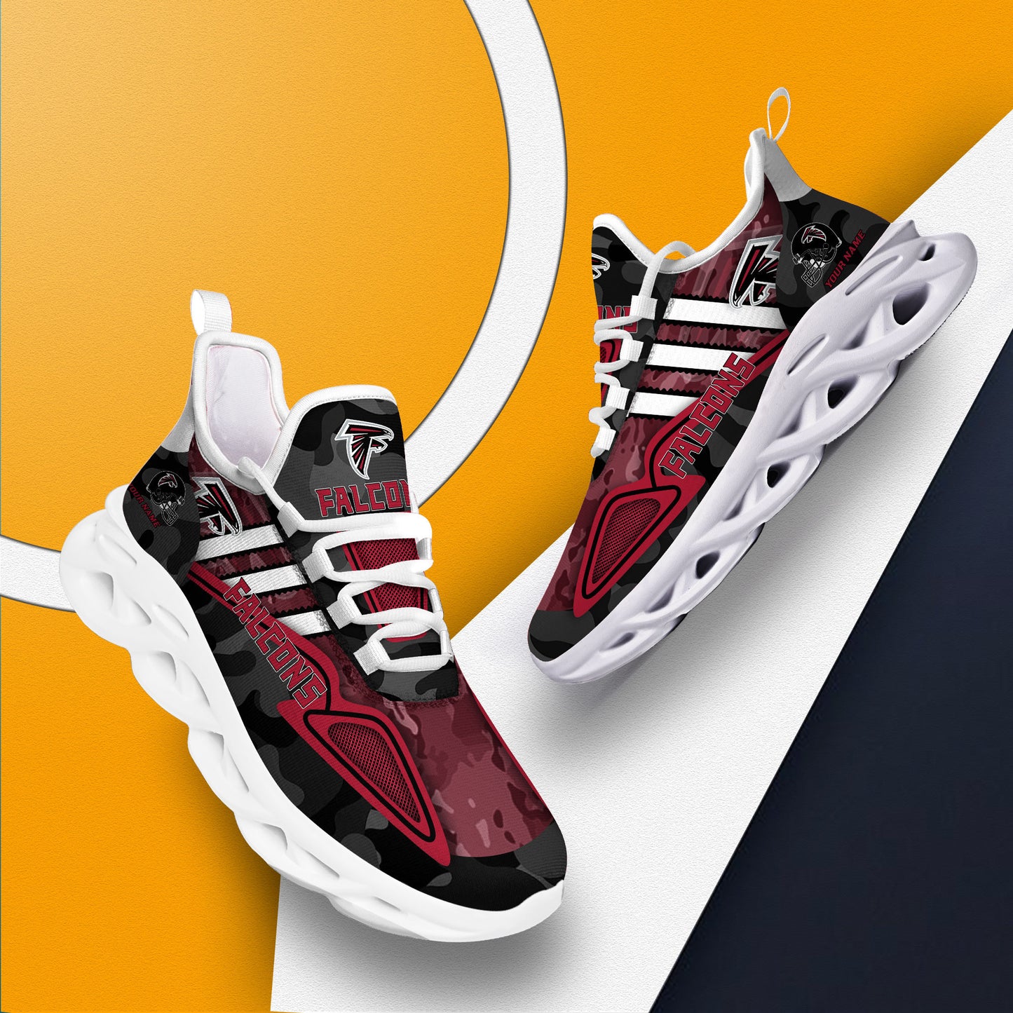 Atlanta Falcons Personalized Yezy Running Sneakers BB265