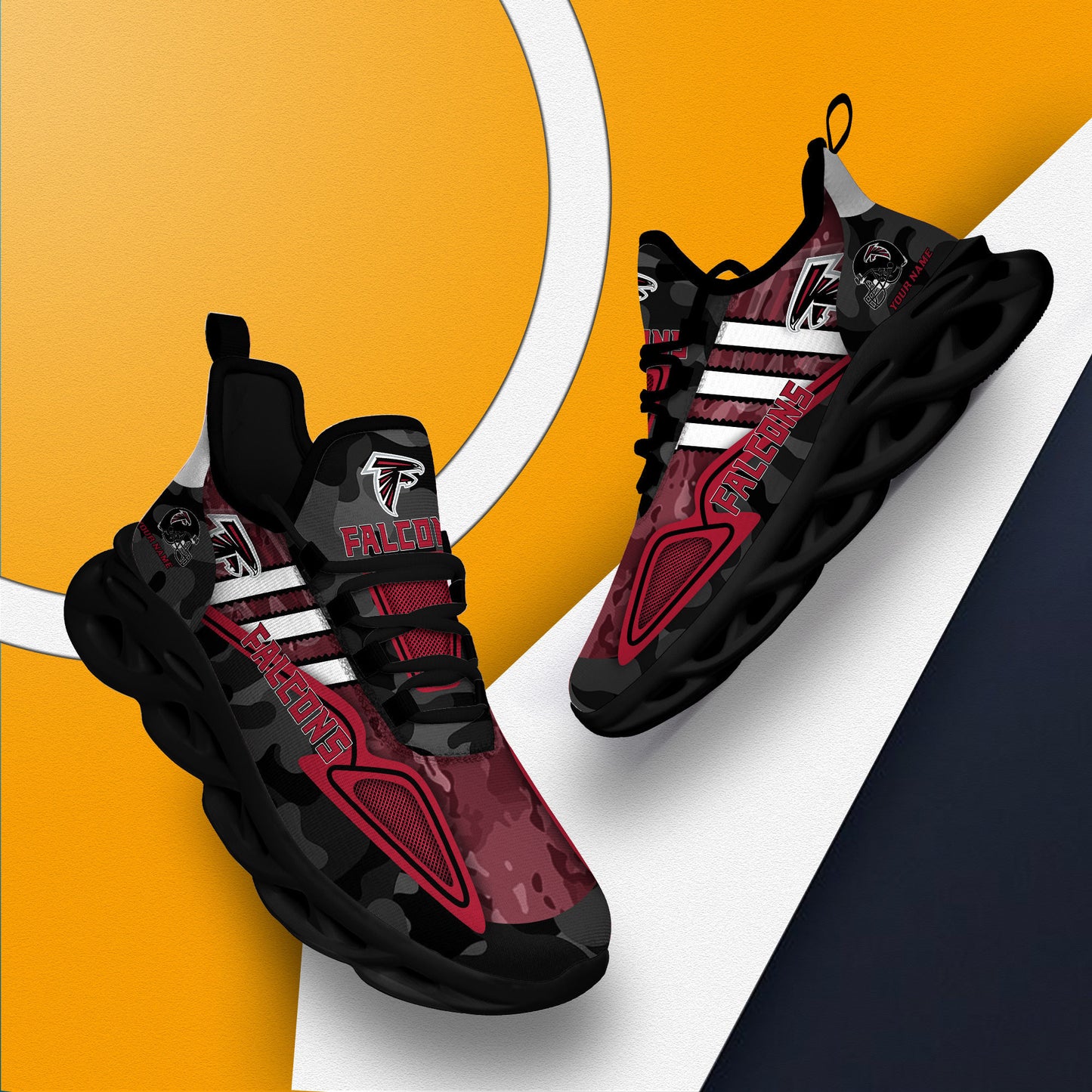 Atlanta Falcons Personalized Yezy Running Sneakers BB265