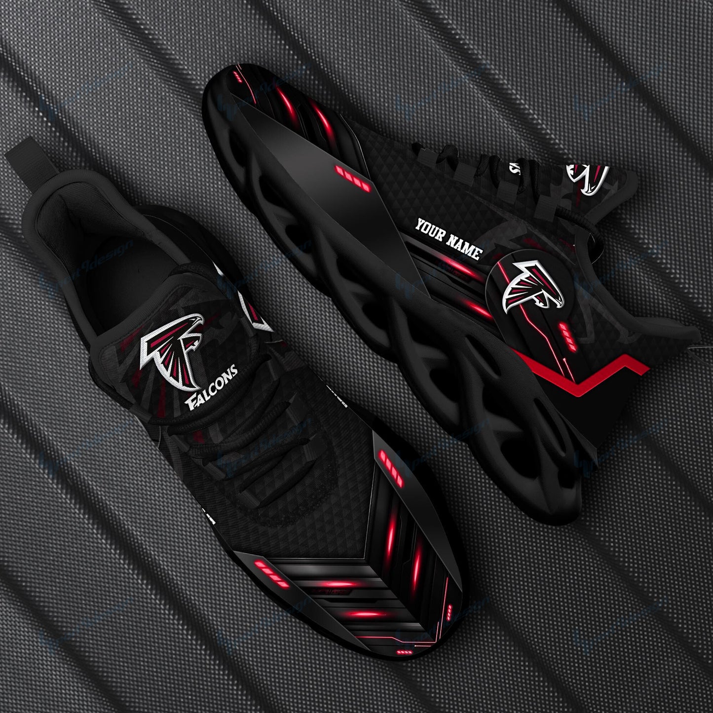 Atlanta Falcons Personalized Yezy Running Sneakers SPD226