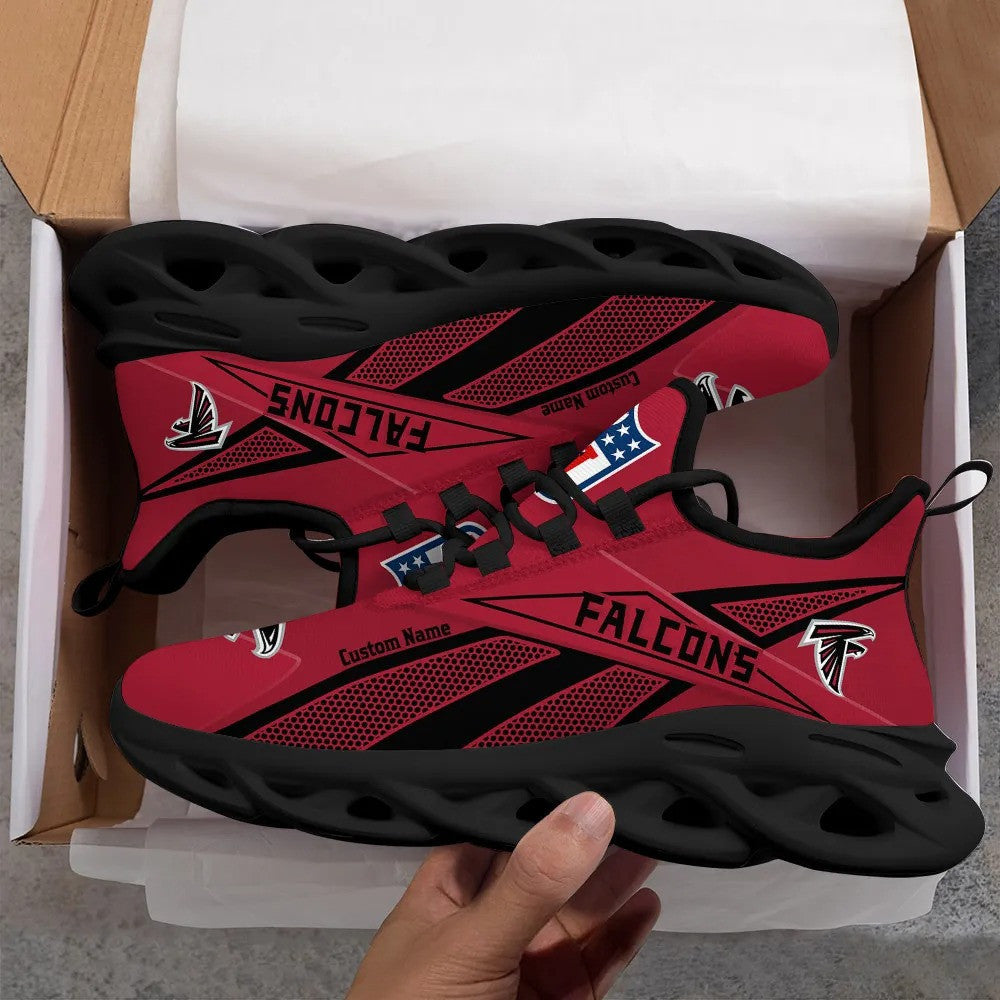 Atlanta Falcons Personalized Yezy Running Sneakers SPD514