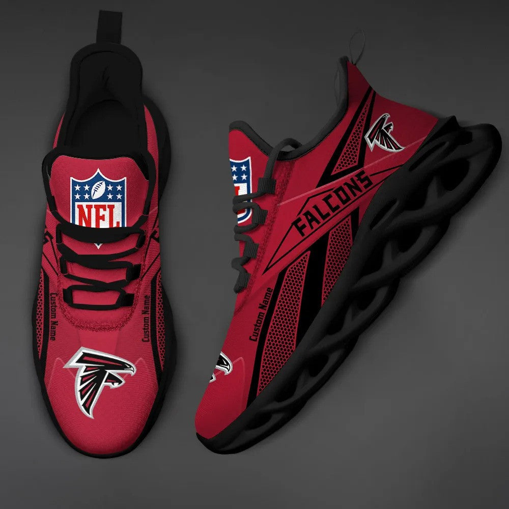 Atlanta Falcons Personalized Yezy Running Sneakers SPD514