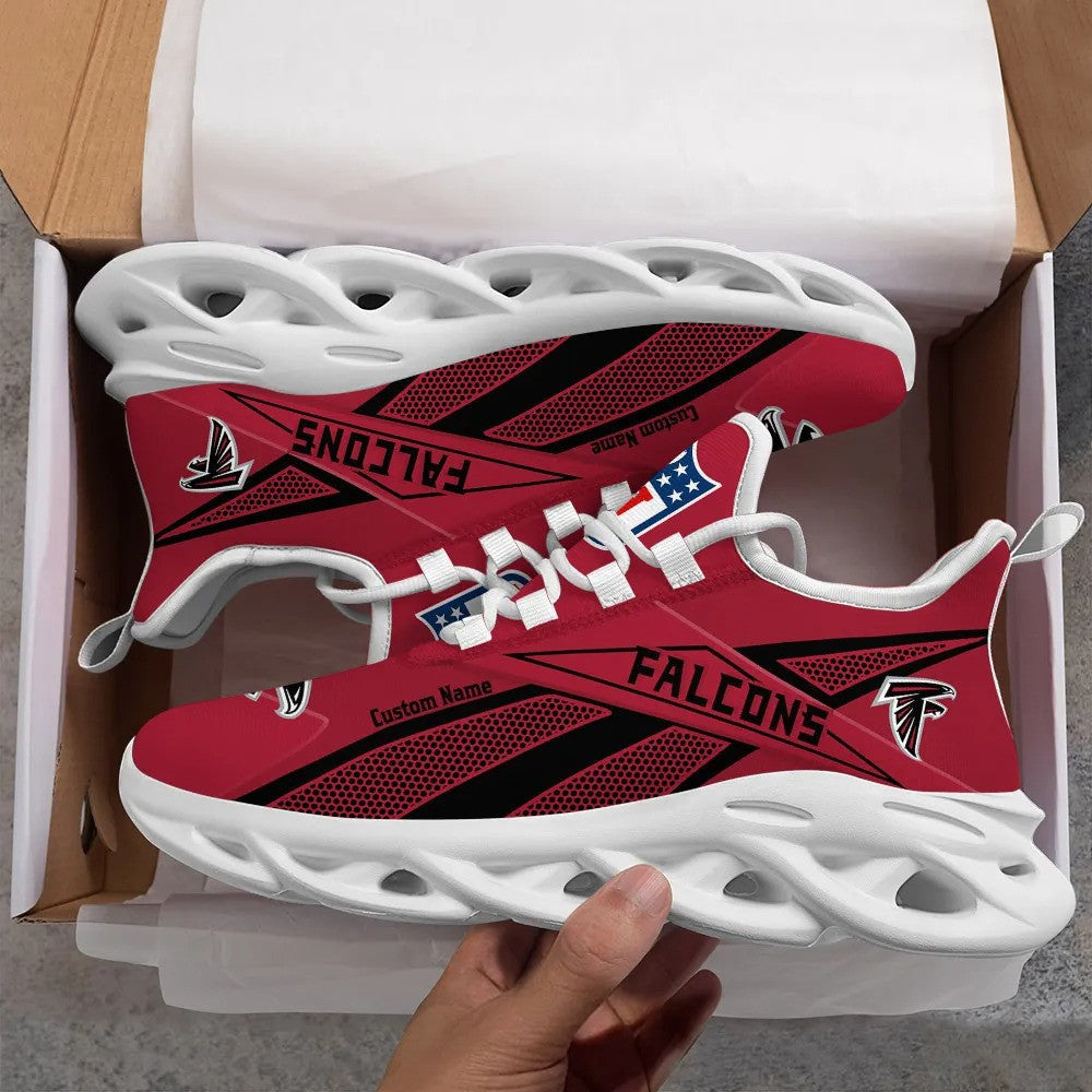 Atlanta Falcons Personalized Yezy Running Sneakers SPD514