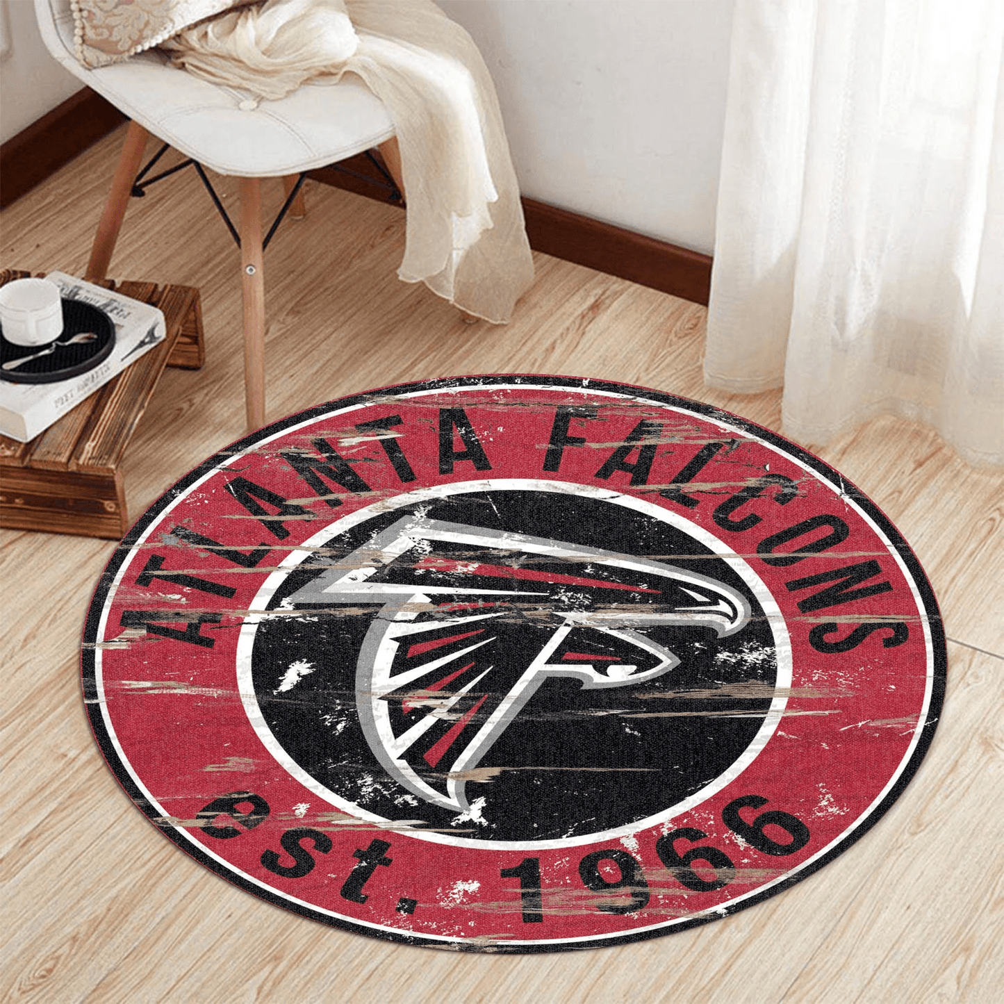 Atlanta Falcons Round Rug 167
