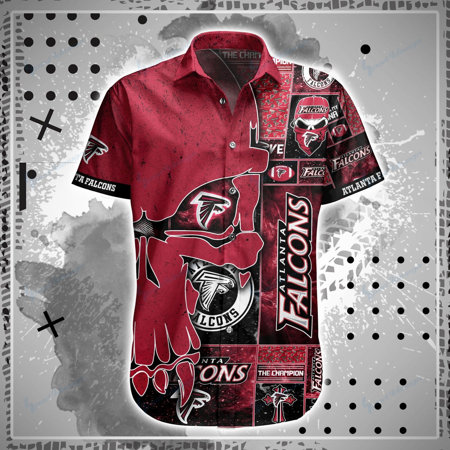 Atlanta Falcons Shirt and Shorts BG102