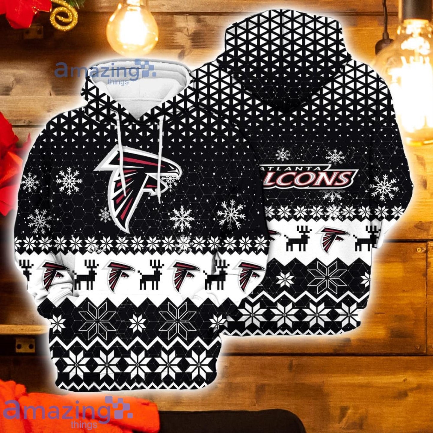 Atlanta Falcons Christmas Hoodie BBHD857