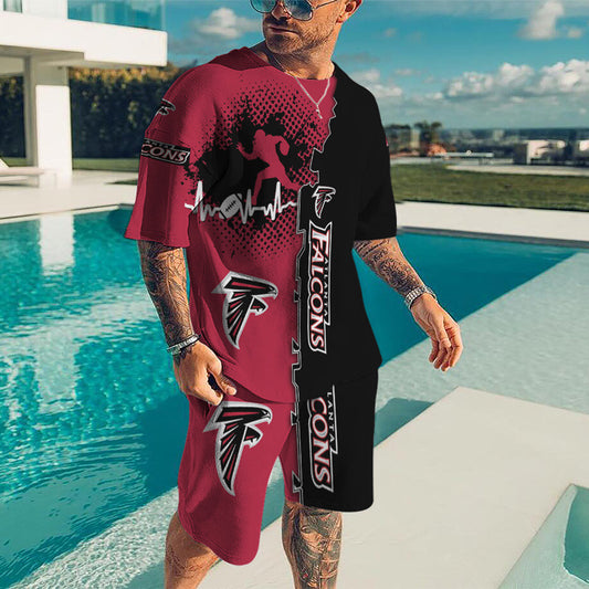 Atlanta Falcons T-shirt and Shorts BG32