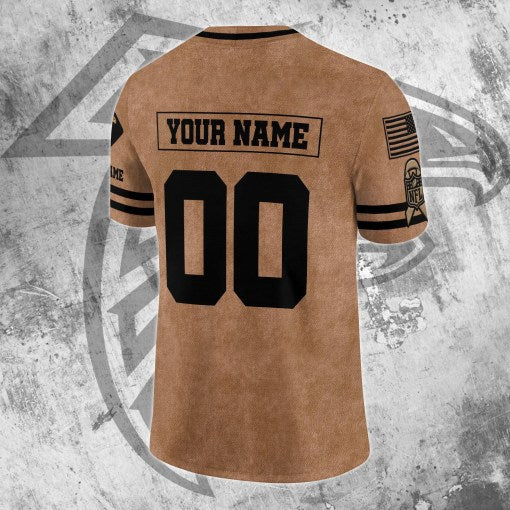 Atlanta Falcons Personalized V-neck Football Jersey Sport Gifts For Fan AZCVFJ066