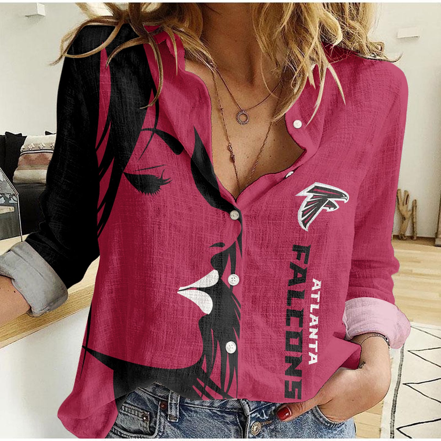 Atlanta Falcons Woman Shirt BG100