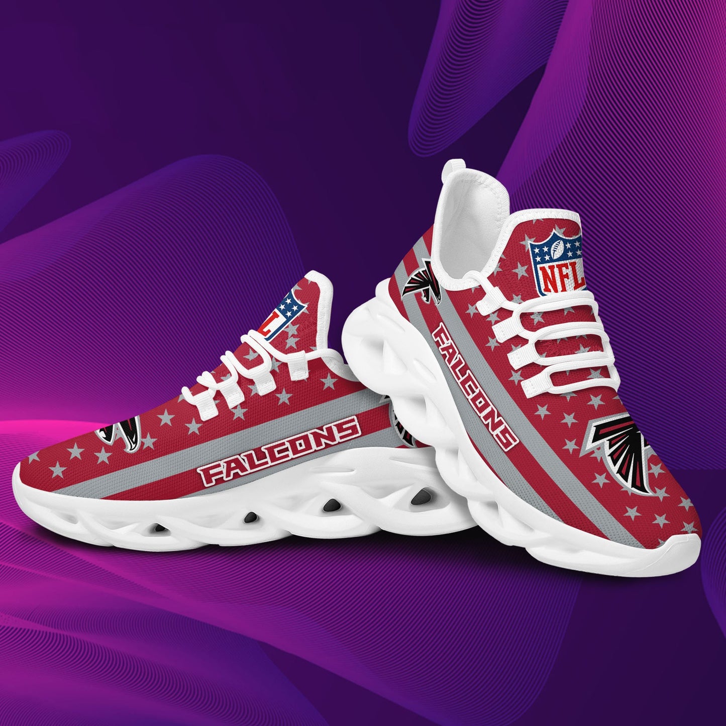 Atlanta Falcons Yezy Running Sneakers 34