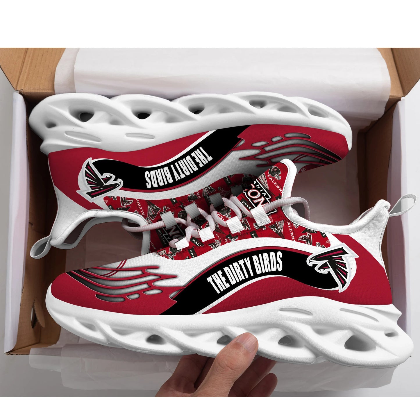 Atlanta Falcons Yezy Running Sneakers BB179