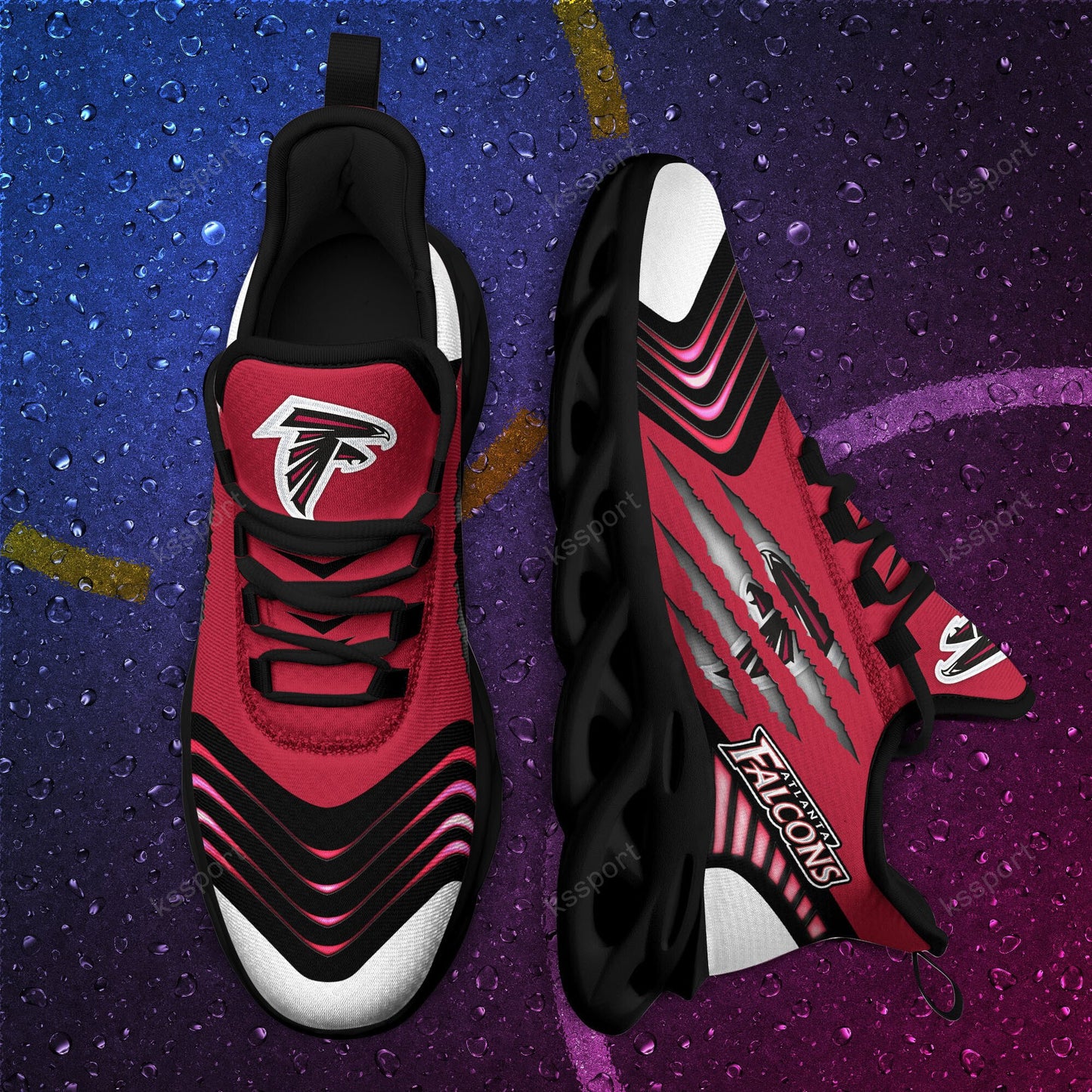 Atlanta Falcons Yezy Running Sneakers BB412