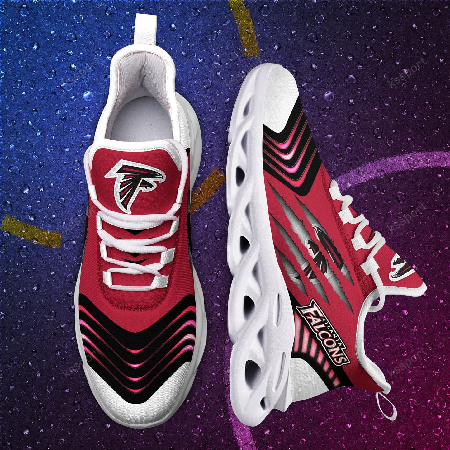 Atlanta Falcons Yezy Running Sneakers BB412
