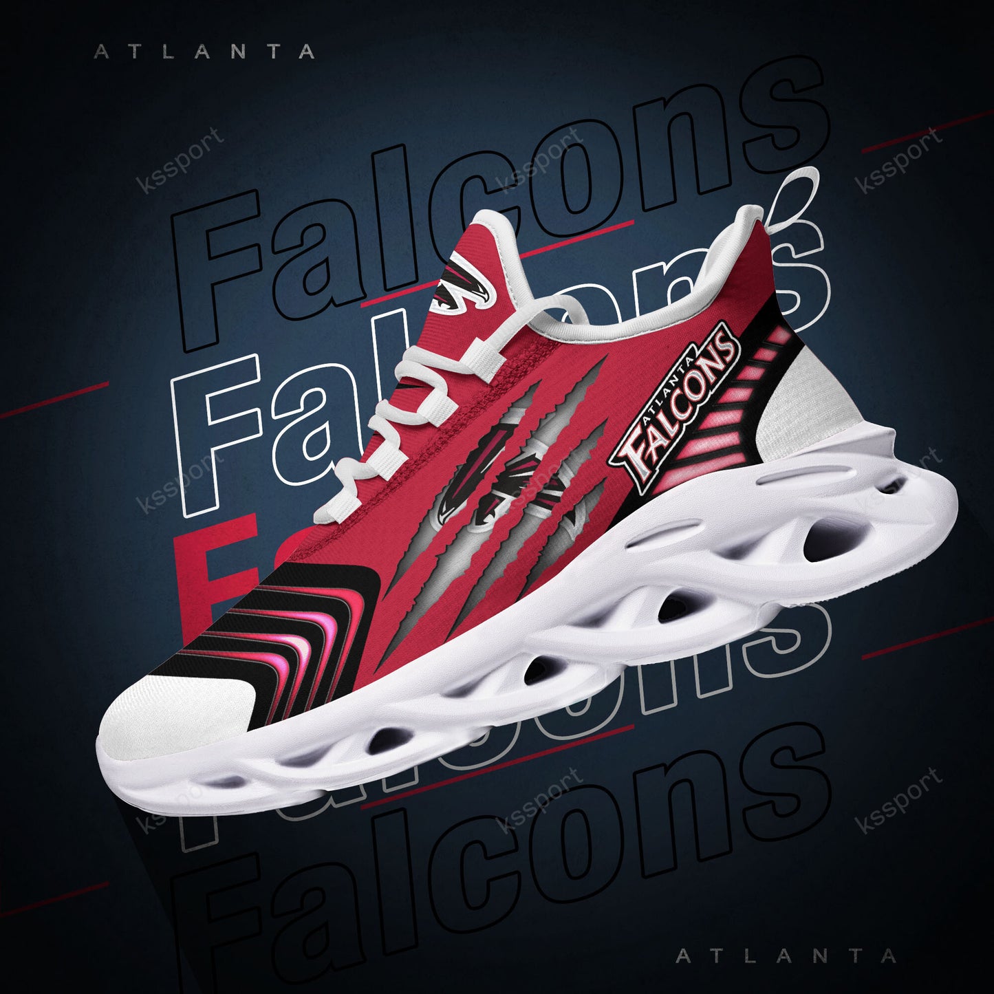 Atlanta Falcons Yezy Running Sneakers BB412