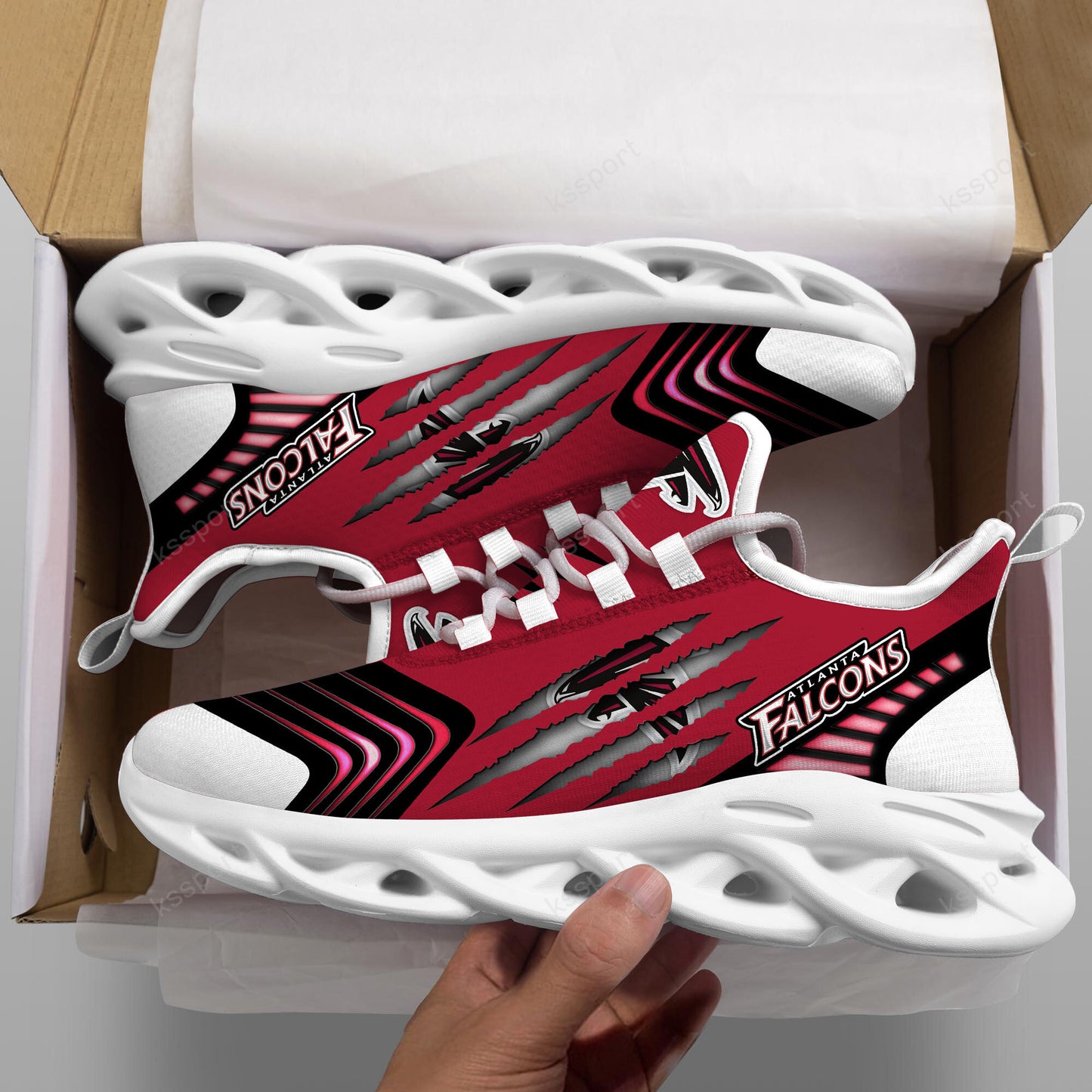 Atlanta Falcons Yezy Running Sneakers BB412