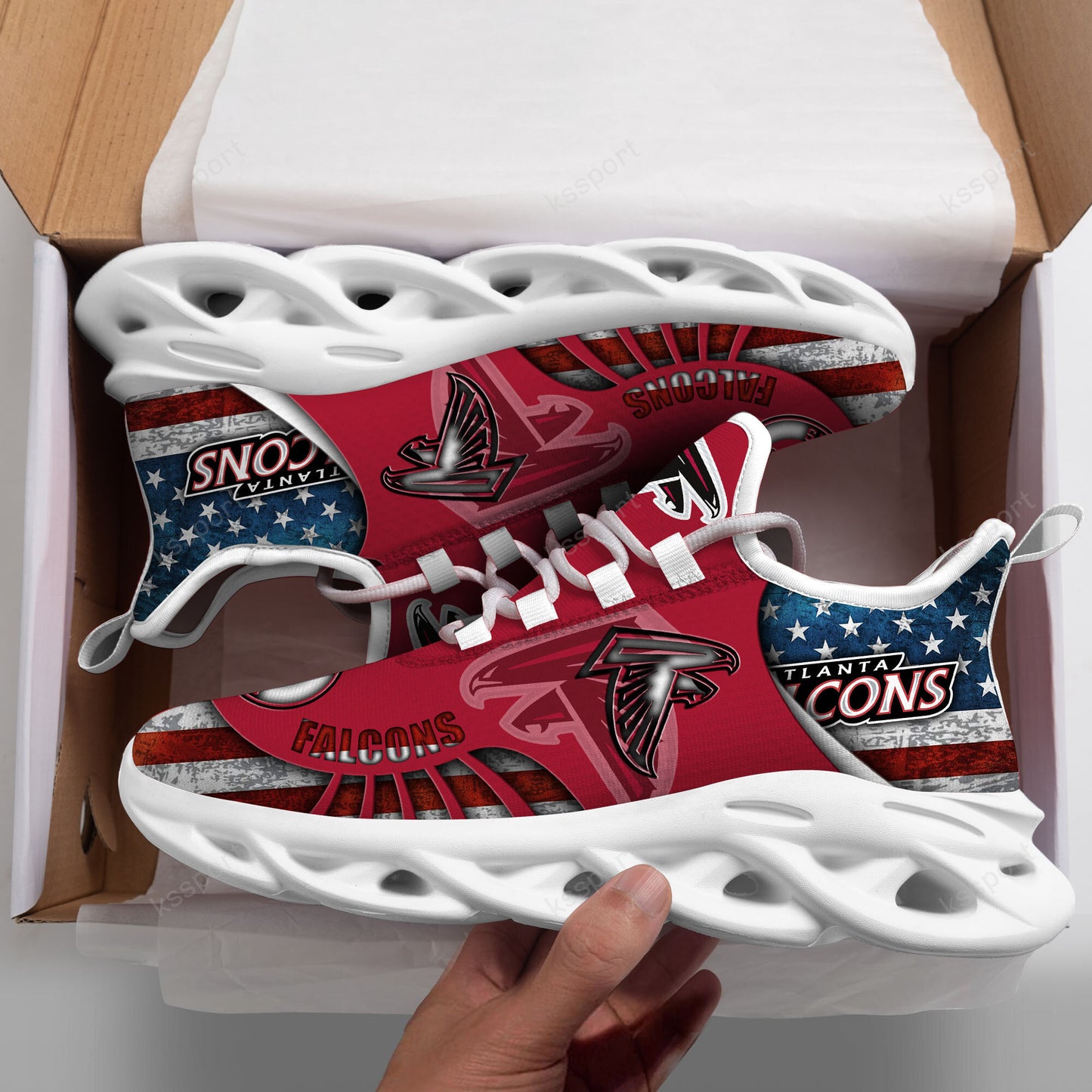 Atlanta Falcons Yezy Running Sneakers BG805