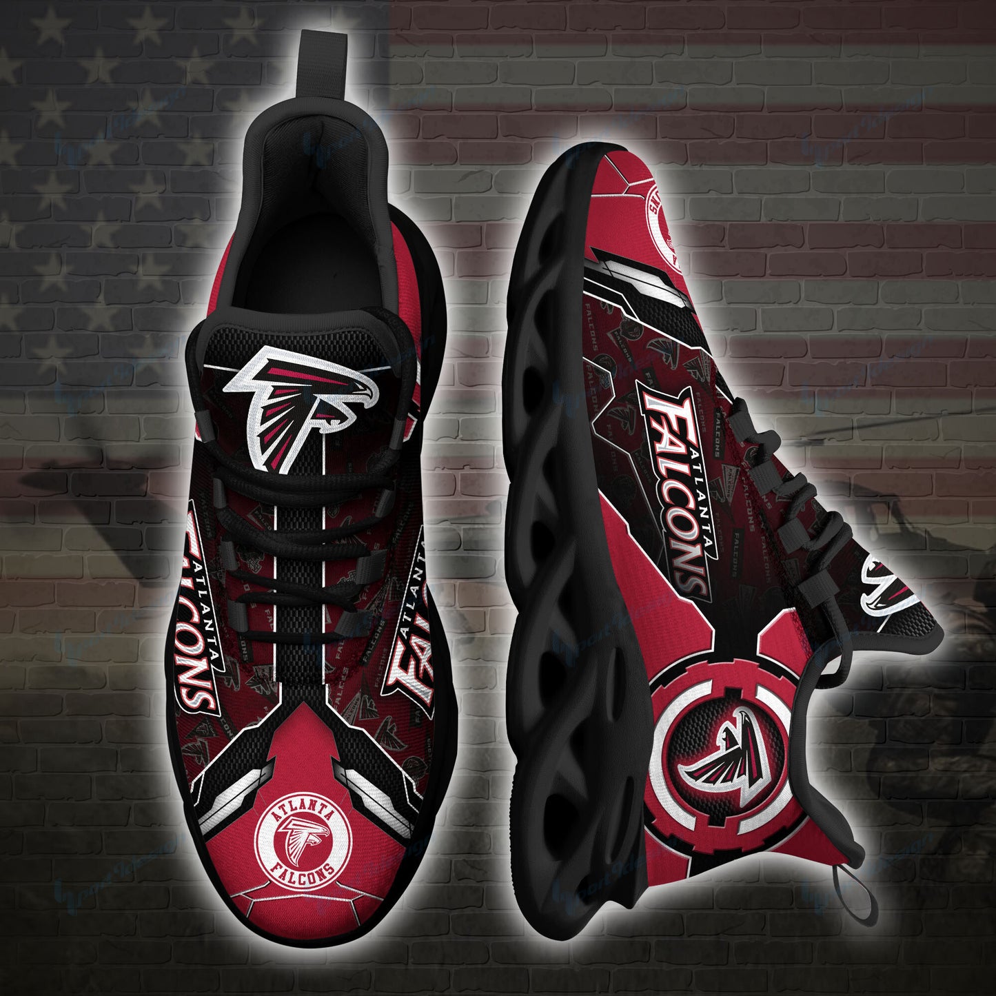 Atlanta Falcons Yezy Running Sneakers SPD06