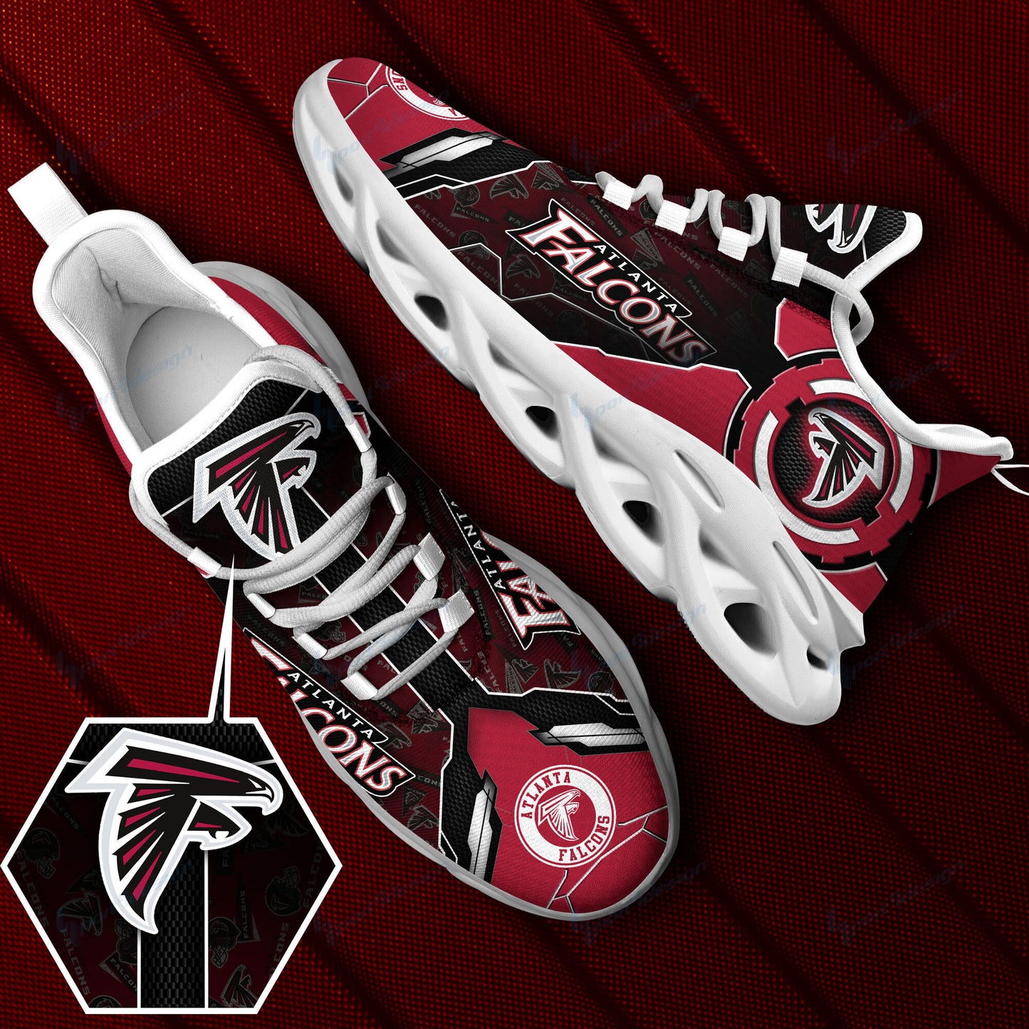 Atlanta Falcons Yezy Running Sneakers SPD06