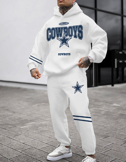 Dallas Cowboys Combo Pullover Hoodie And Sweatpants AZBTPHSP000033