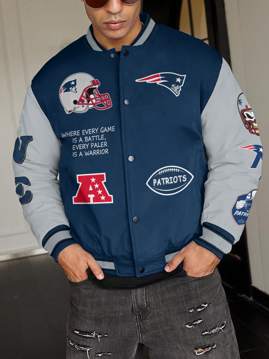 New England Patriots National Football League Varsity Jacket AZBTVJK000532