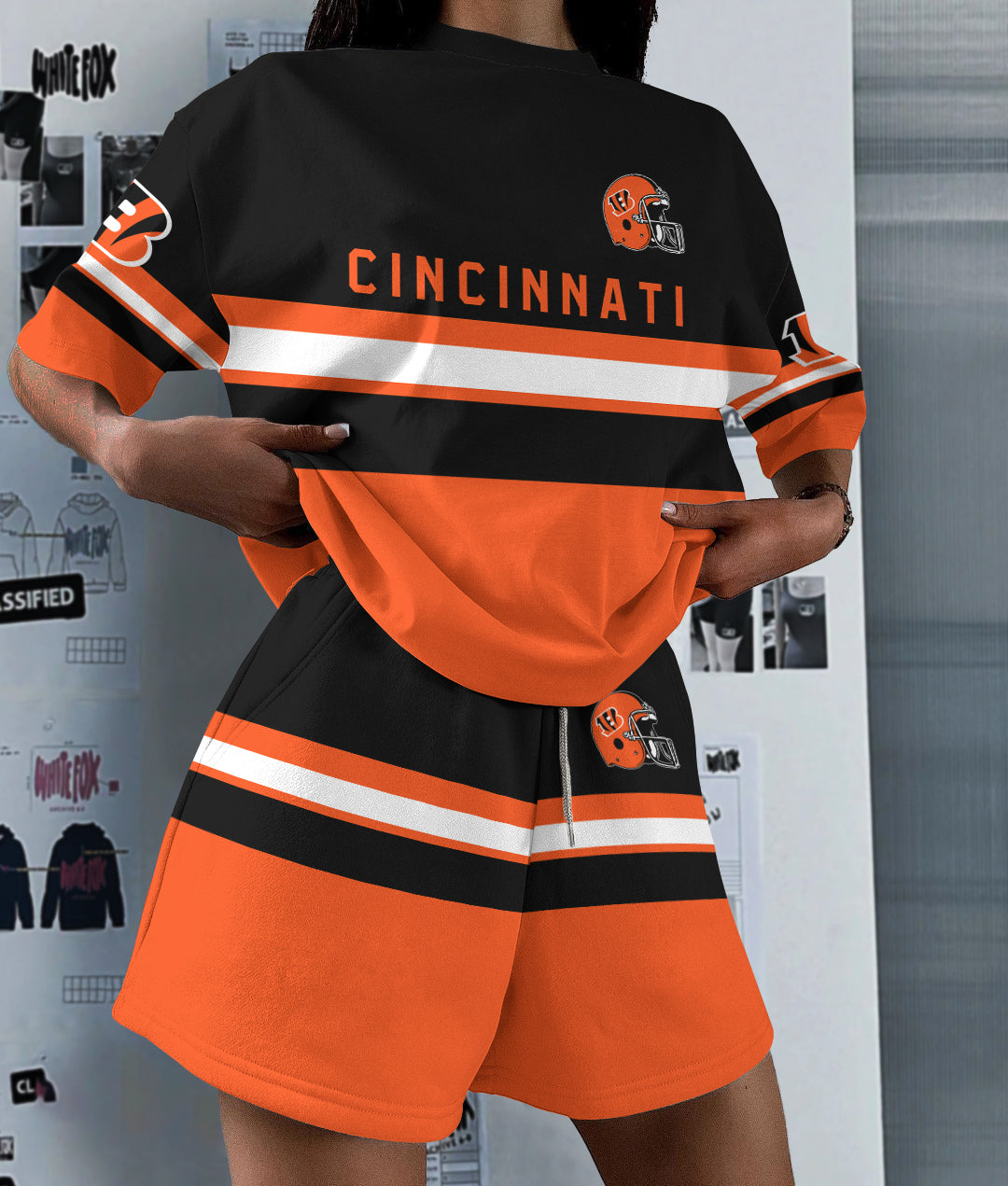 Cincinnati Bengals Limited Edition Top And Shorts Two-Piece Suits (3)