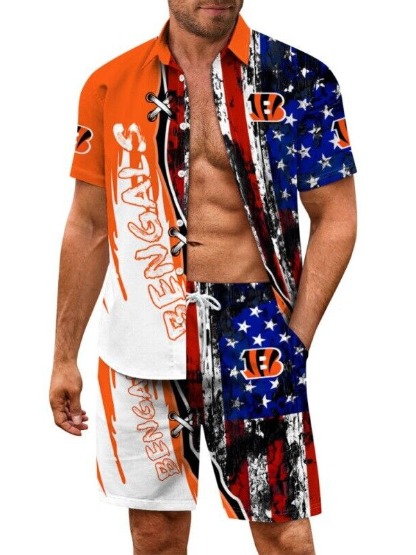 Cincinnati Bengals Combo Hawaiian Shirt and Shorts AZBTHWSS000120