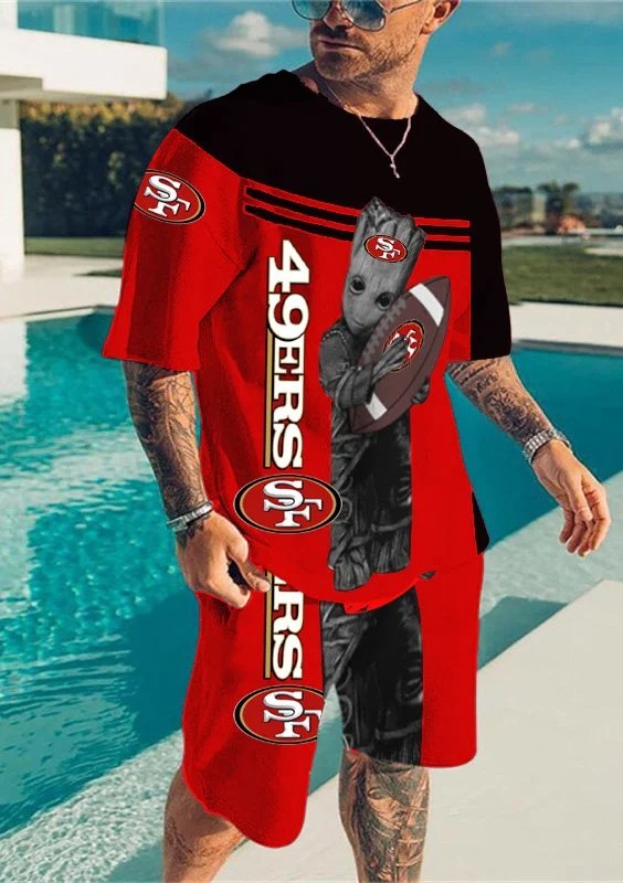 San Francisco 49ers T-shirt and Shorts AZTS135